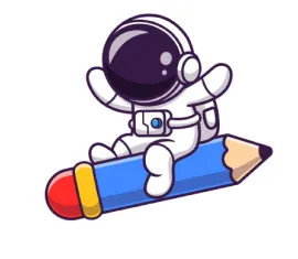 Astronaut-On-Pencil